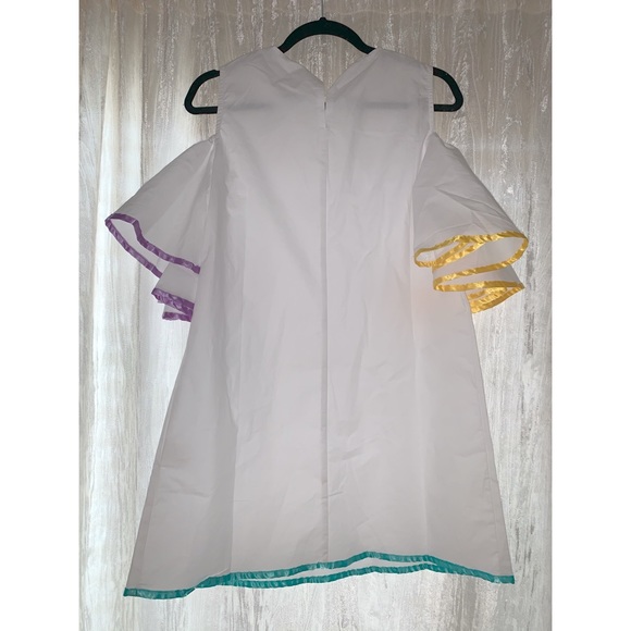 Flowy White Dress - Picture 2 of 2